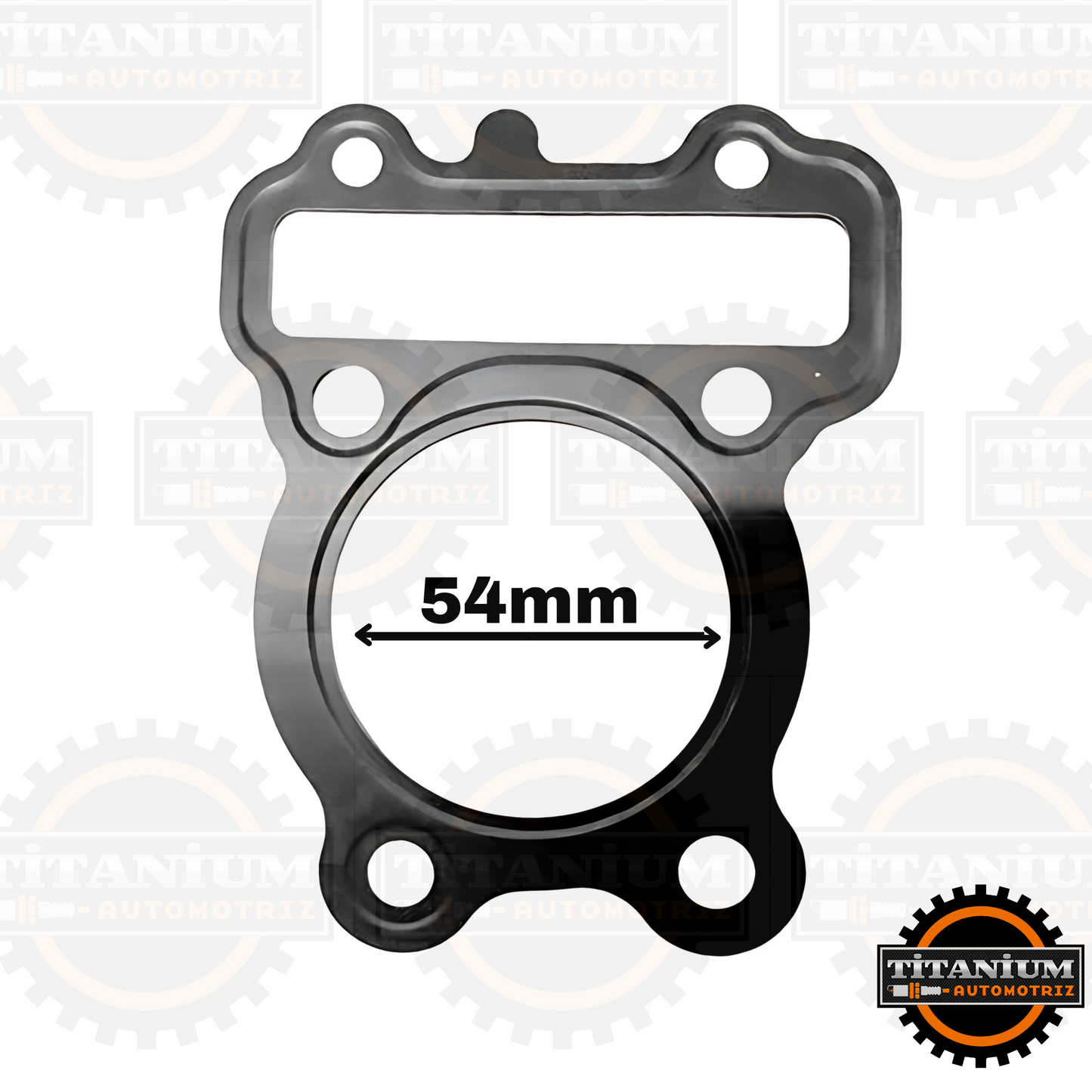 Junta de tapa de cilindro original Bajaj para motos Pulsar 125 y 135, disponible en 52 mm y 54 mm, fabricada para un sellado duradero y eficiente