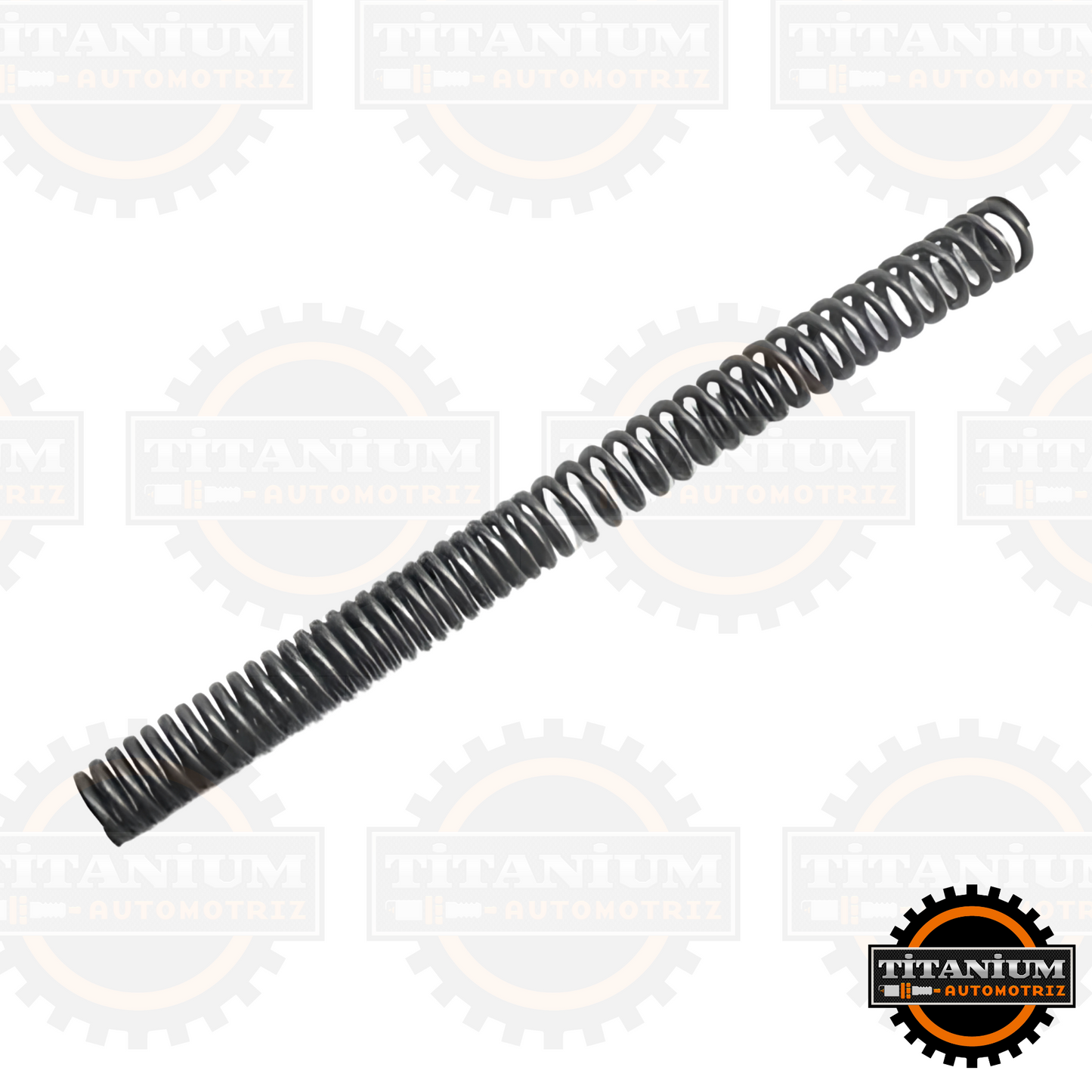 Resorte de suspensión delantera compatible con Bajaj Pulsar 125/135 y Discover 125. Calidad original, resistente y de fácil instalación
