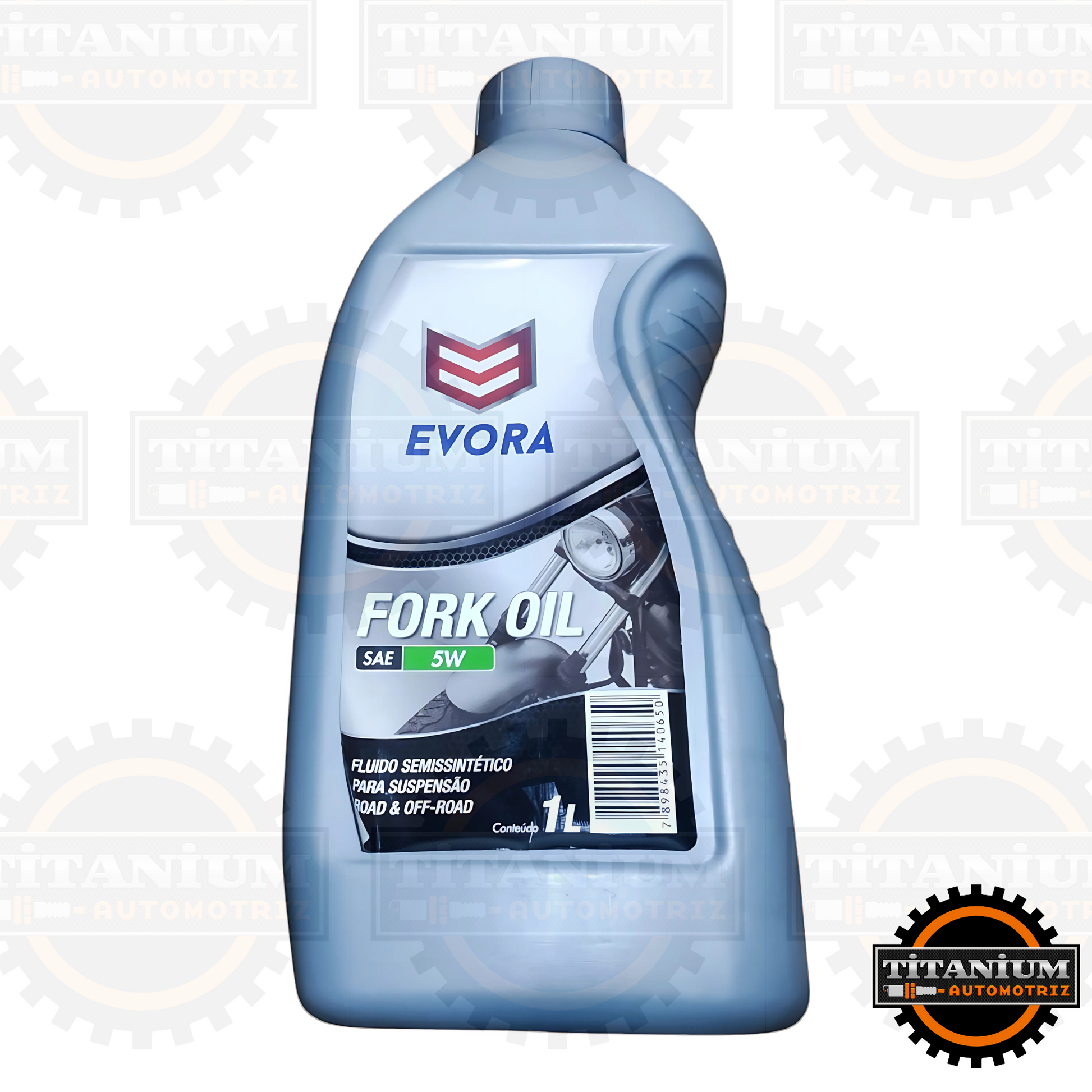 Aceite de Suspensión EVORA 5W, fluido semisintético para horquillas y amortiguadores de motos, reduce fricción y mejora la respuesta de la suspensión