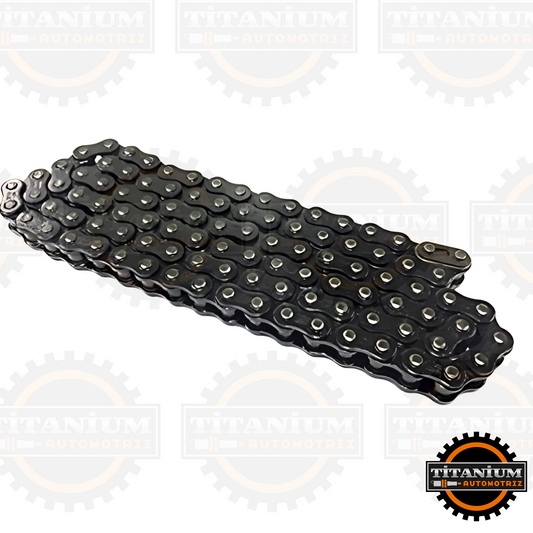 Cadena de transmisión NM Racing 428H x 110 eslabones, reforzada y de alta durabilidad para motos de paseo, ideal para uso diario y recorridos urbano