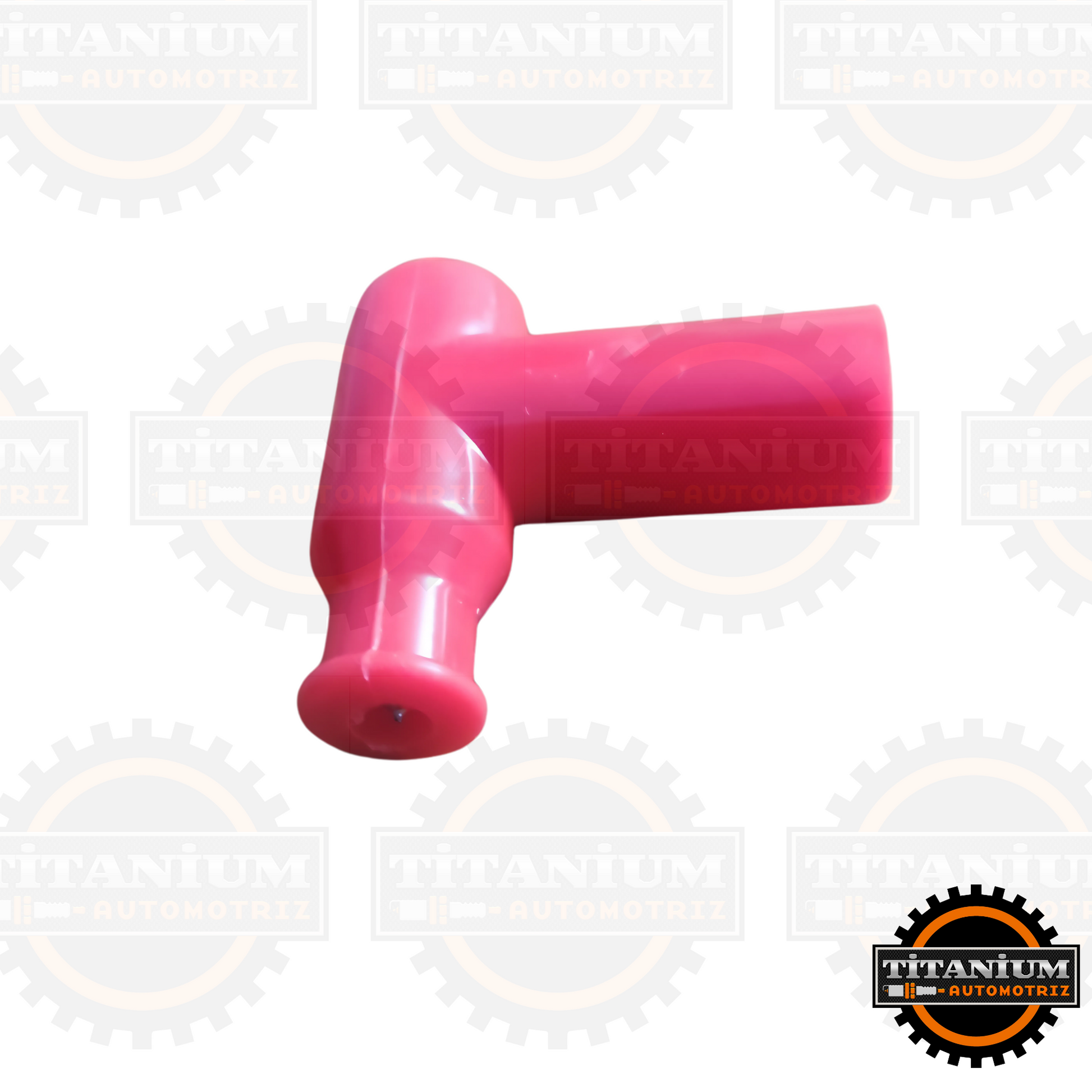 Capuchón para bujías de silicona resistente al agua y humedad, ideal para motos expuestas a la lluvia. Disponible en rojo y azul