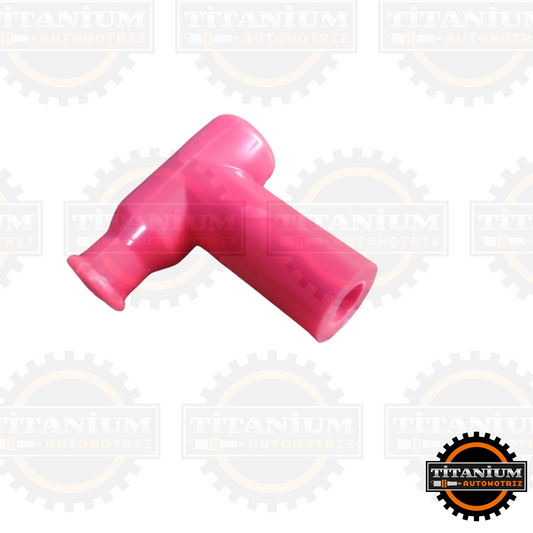 Capuchón para bujías de silicona resistente al agua y humedad, ideal para motos expuestas a la lluvia. Disponible en rojo y azul