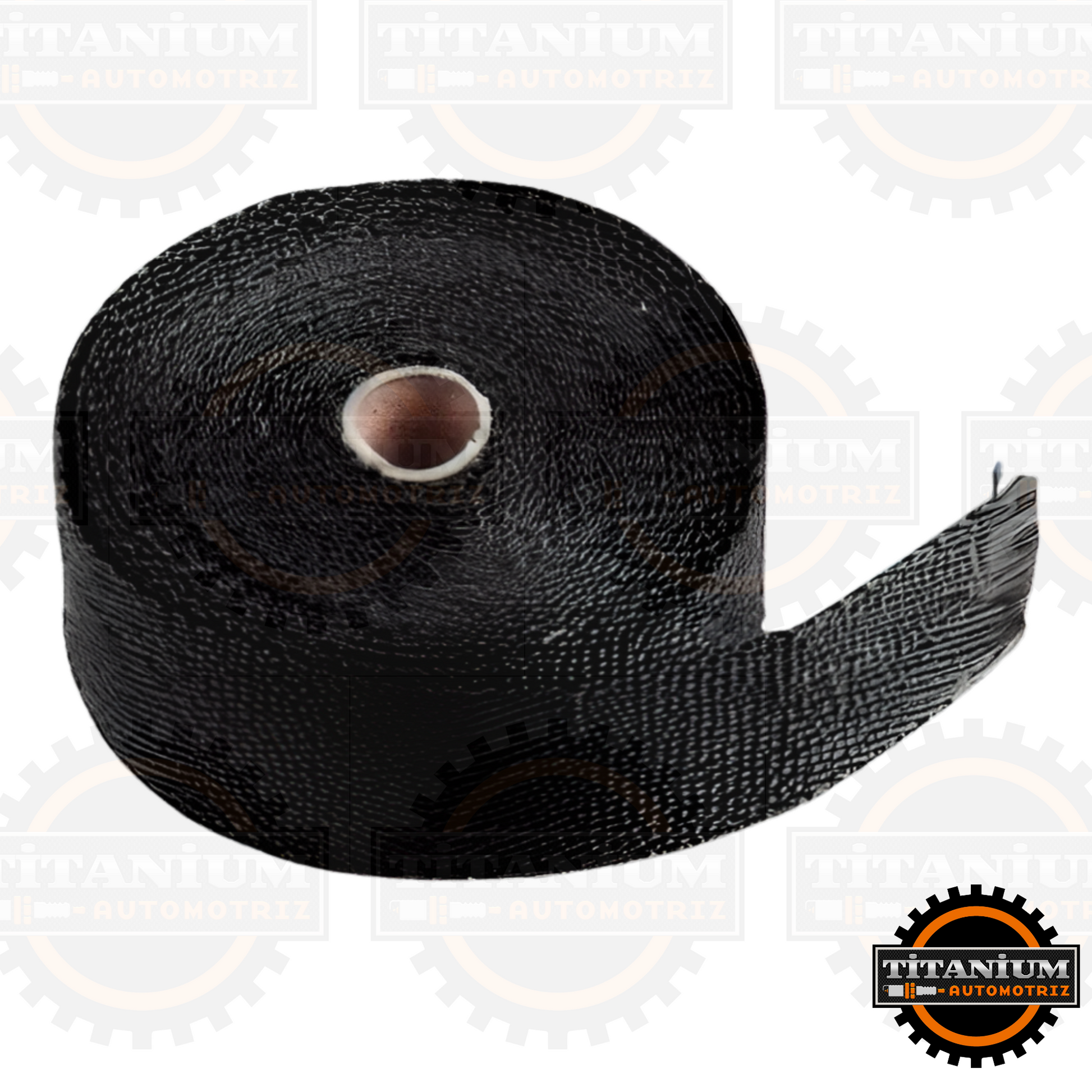 Cinta térmica para tubo de escape de moto, color negro, con precintos de acero inoxidable y guantes de nitrilo de regalo