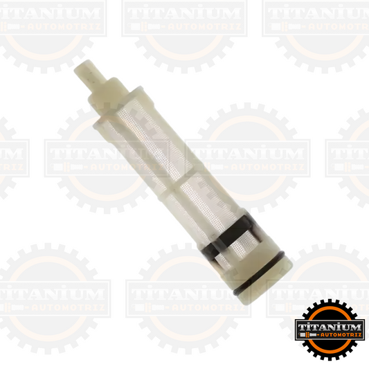 Filtro de cárter original Bajaj con imán integrado para retención de partículas metálicas y protección del motor.