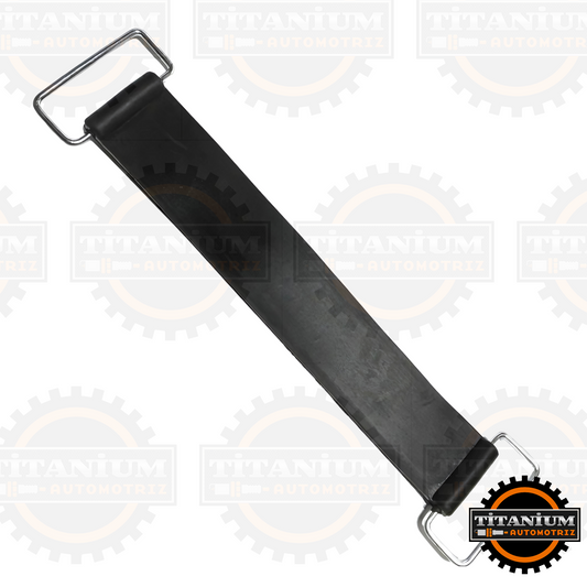 Goma sujetadora para batería de moto 110 cc, asegura estabilidad y durabilidad, material resistente, fácil instalación, tamaño 12 cm x 2.5 cm