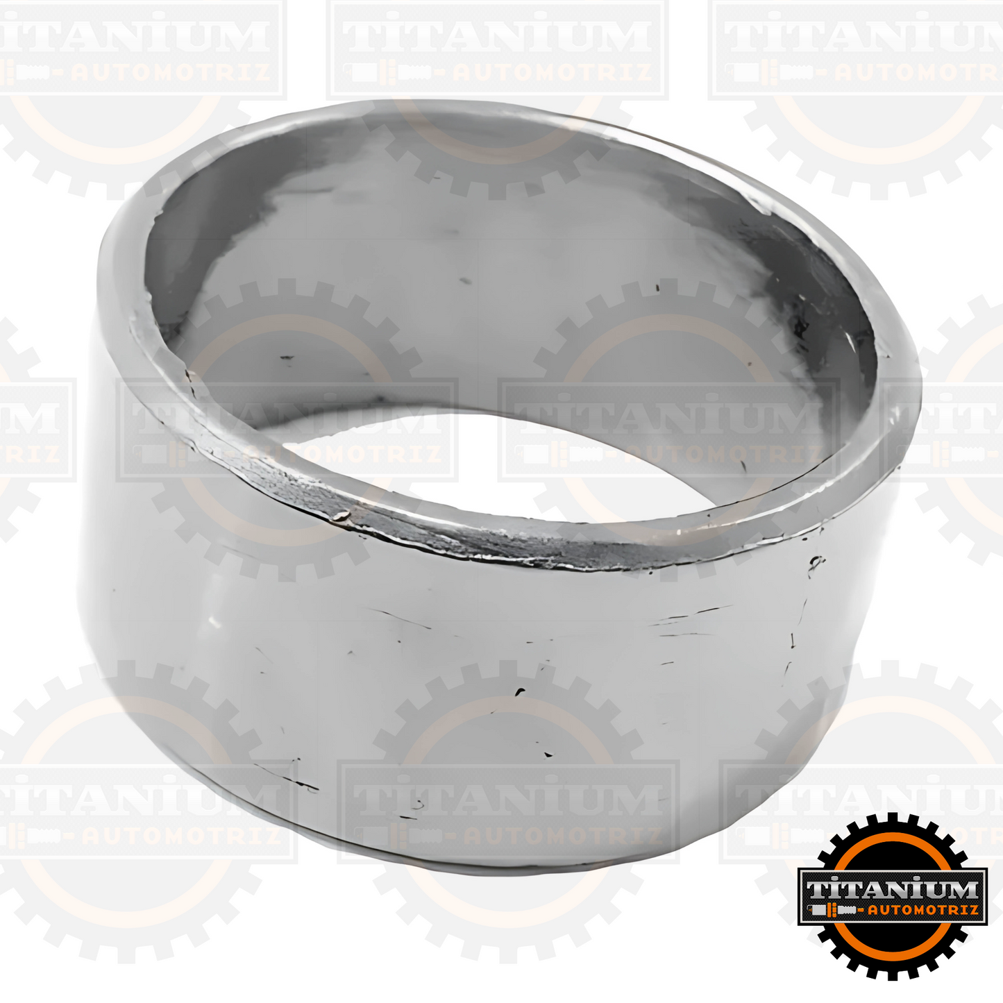 Junta original para silenciador Bajaj NS200. Resistente a altas temperaturas, asegura un sellado eficiente y protege el sistema de escape