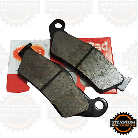 Pastillas de freno YOG para motos Bajaj Pulsar, Discover, NS200 y Yamaha FZ16, opción económica y segura para un frenado eficiente en conducción urbana