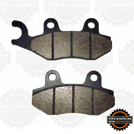 Pastillas de freno delantero HAO para Zanella ZR 125/200, con calidad certificada y diseño resistente para un frenado seguro y eficiente
