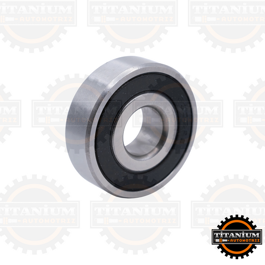 Rulemán 6201RS para motos. Rodamiento de bolas blindado, resistente al polvo y humedad. Ideal para ruedas, motor y embrague