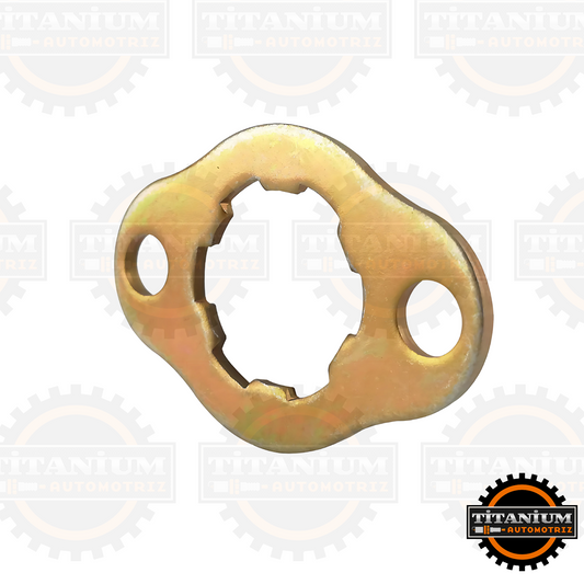 Seguro de Piñón de acero para motos 110 cc, compatible con Zanella, Yumbo, Baccio y más. Resistente y fácil de instalar para proteger la transmisión