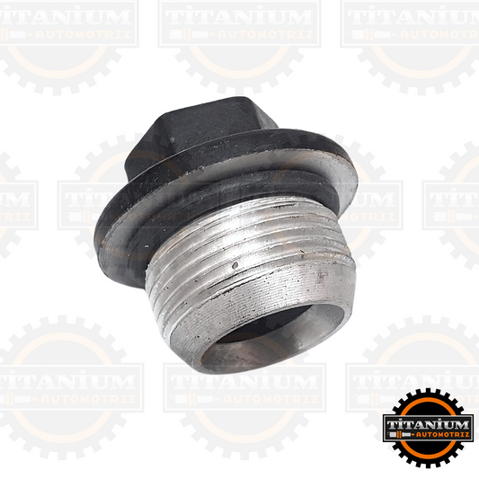 Tapón de cárter original para motos Bajaj y KTM, diseñado para un sellado hermético y protección del motor.