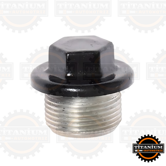 Tapón de cárter original para motos Bajaj y KTM, diseñado para un sellado hermético y protección del motor.