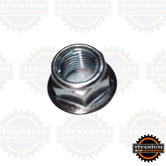 Tuerca de eje de rueda 12mm para motocicletas, resistente, galvanizada y fácil de instalar para garantizar un ajuste firme y seguro